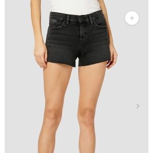 Hudson Jean Shorts - never worn (size 29), jet black color